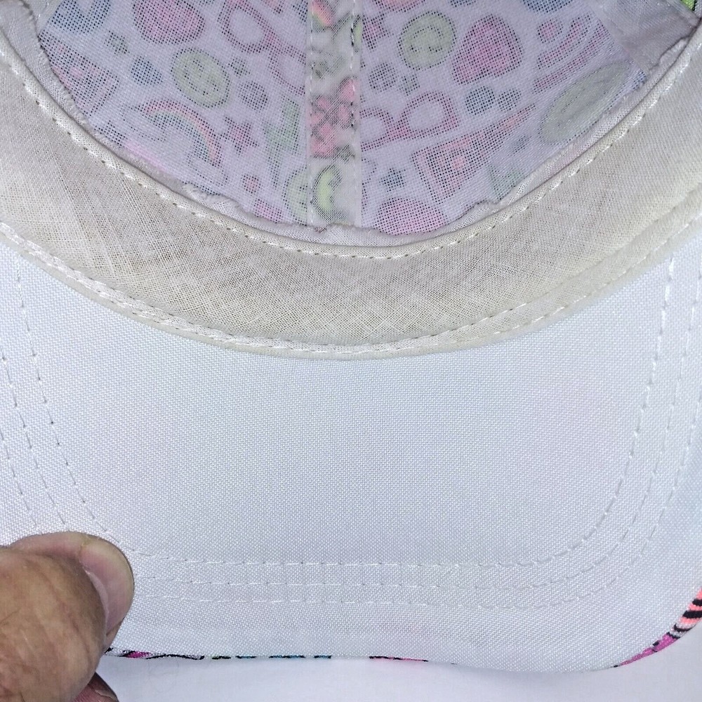 Justice Live Peace Love Girls Baseball Cap Hat Hook & Loop Adjustments OSFA - Picture 6 of 9